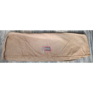 Wabash Railroad Passenger Train Car Seat Bench Cloth Headrest Cover Hooded 41"